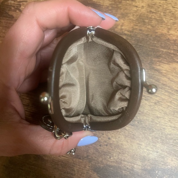 Burberry Blue Label Mini Kisslock Coin Pouch on Mini Chain with COA - Picture 5 of 11